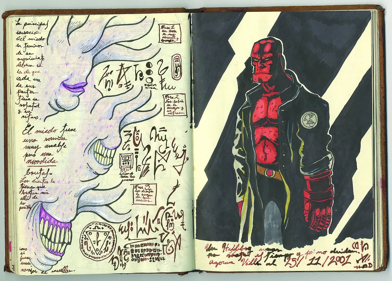 Guillermo del Toro's sketchbooks are endless