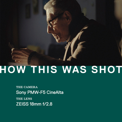 Documentary editorial film magazine digital marketing social media graphic by Susan Q Yin on the camera and lens used for a specific scene