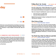 Getting Real '18 Documentary Conference program design by Susan Q Yin