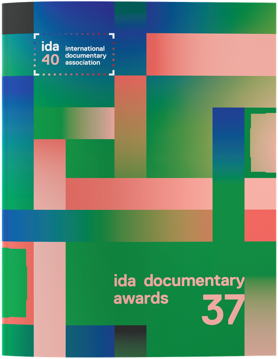 37th IDA Documentary Awards program cover designed by Susan Yin