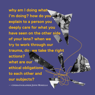 Documentary editorial film magazine digital marketing social media graphic by Susan Q Yin for mental health quote