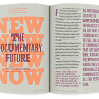 Documentary editorial film magazine spread design by Susan Q Yin