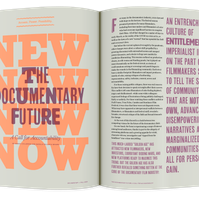 Documentary editorial film magazine spread design by Susan Q Yin