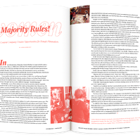 Documentary editorial film magazine spread design by Susan Q Yin