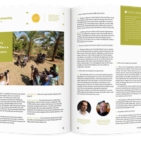 Documentary editorial film magazine spread design by Susan Q Yin