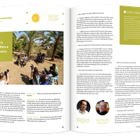Documentary editorial film magazine spread design by Susan Q Yin