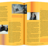 Documentary editorial film magazine spread design by Susan Q Yin