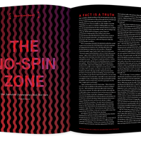 Documentary editorial film magazine spread design by Susan Q Yin