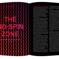 Documentary editorial film magazine spread design by Susan Q Yin