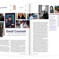Documentary editorial film magazine spread design by Susan Q Yin