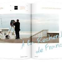 Documentary editorial film magazine spread design by Susan Q Yin