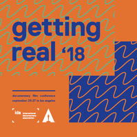 Getting Real '18 Documentary Conference program design by Susan Q Yin
