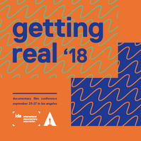 Getting Real '18 Documentary Conference program design by Susan Q Yin
