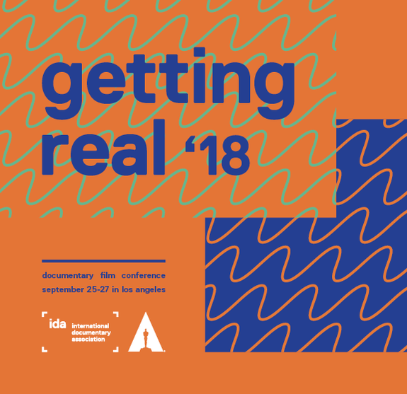 Getting Real '18 Documentary Conference program design by Susan Q Yin