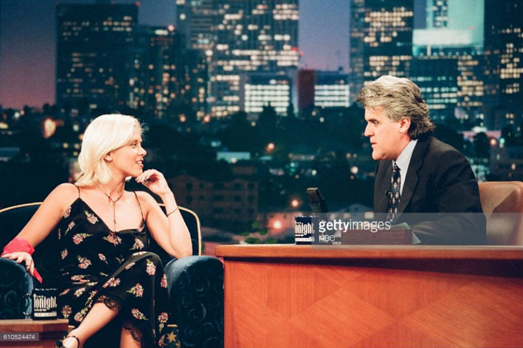 Actor and TV dating host, Annie Wood on The Tonight Show with Jay Leno, 1996