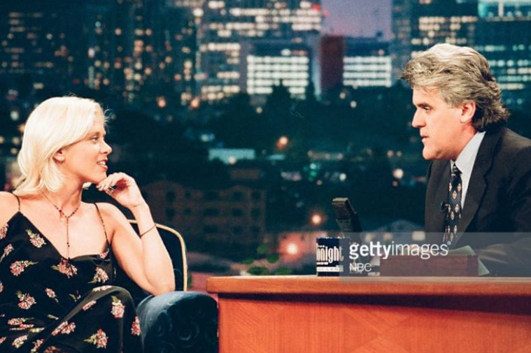 Actor and TV dating host, Annie Wood on The Tonight Show with Jay Leno, 1996