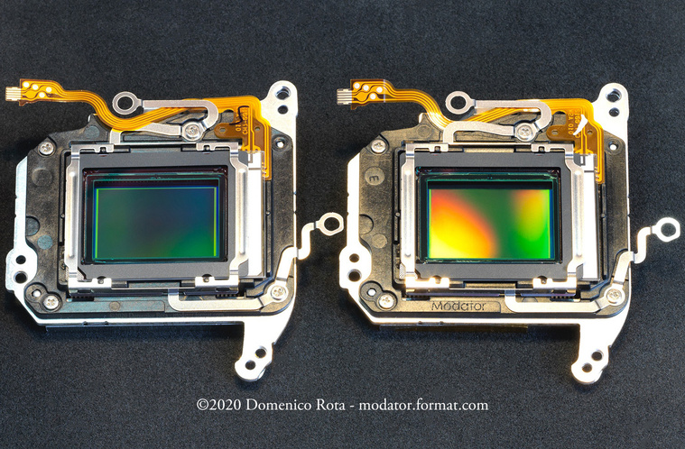 Left Original - Right Debayer CMOS
