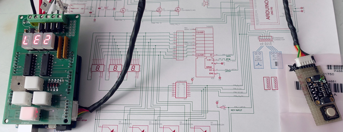 LED interface for darkroom magnifiers