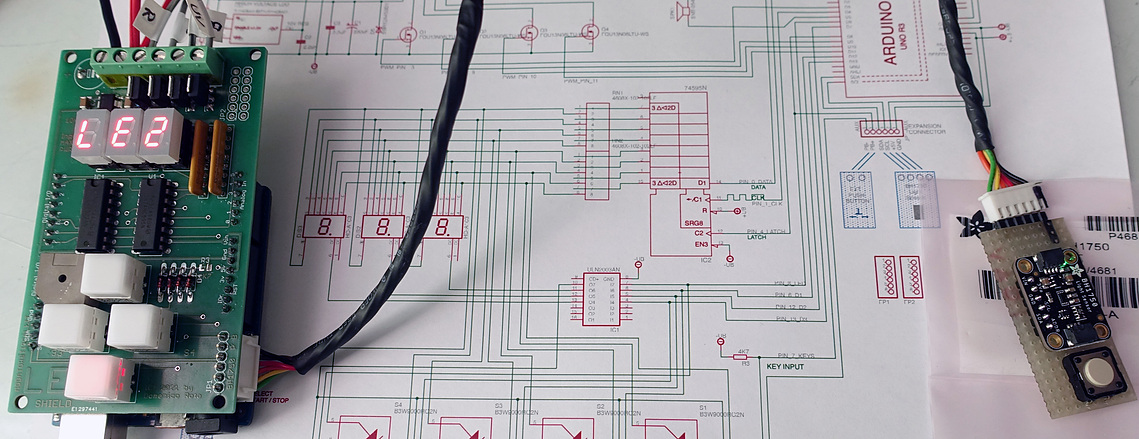 LED interface for darkroom magnifiers