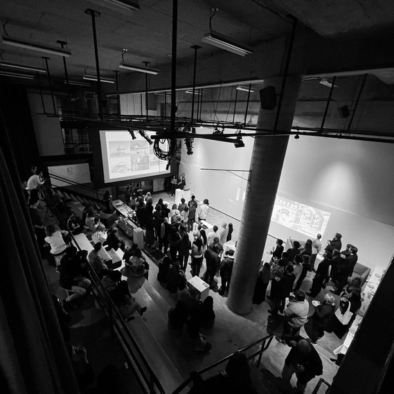 Building 22 Launch Party. 
Photograph by Matthew Beliak.