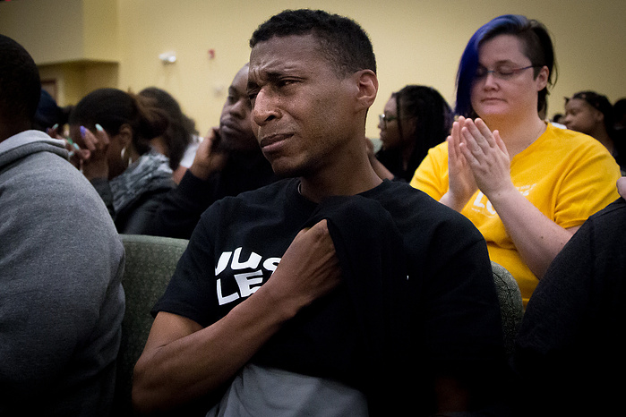 On the morning we arrived in Baltimore, we attended a service at Empowerment Temple. After a sermon about Jonah and the whale, Pastor Jamal Bryant announced that he'd just received word that 25-year-old Freddie Gray, who had been severely injured in Balti