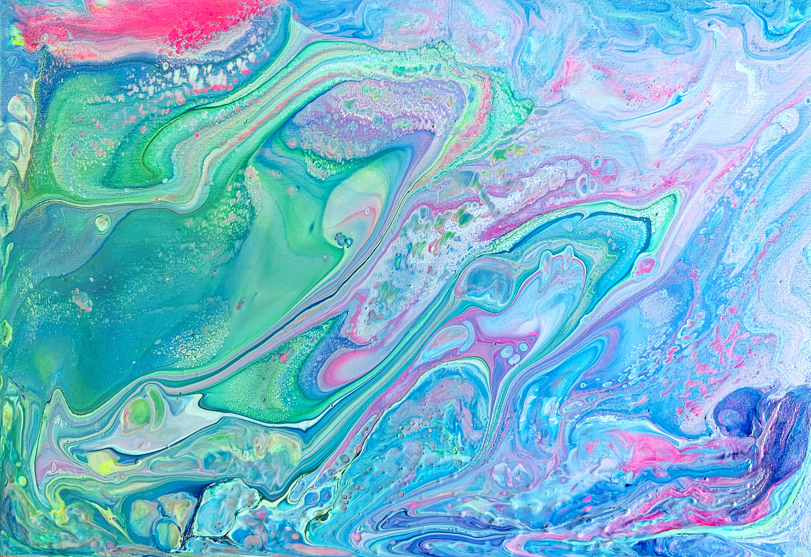 pouring art