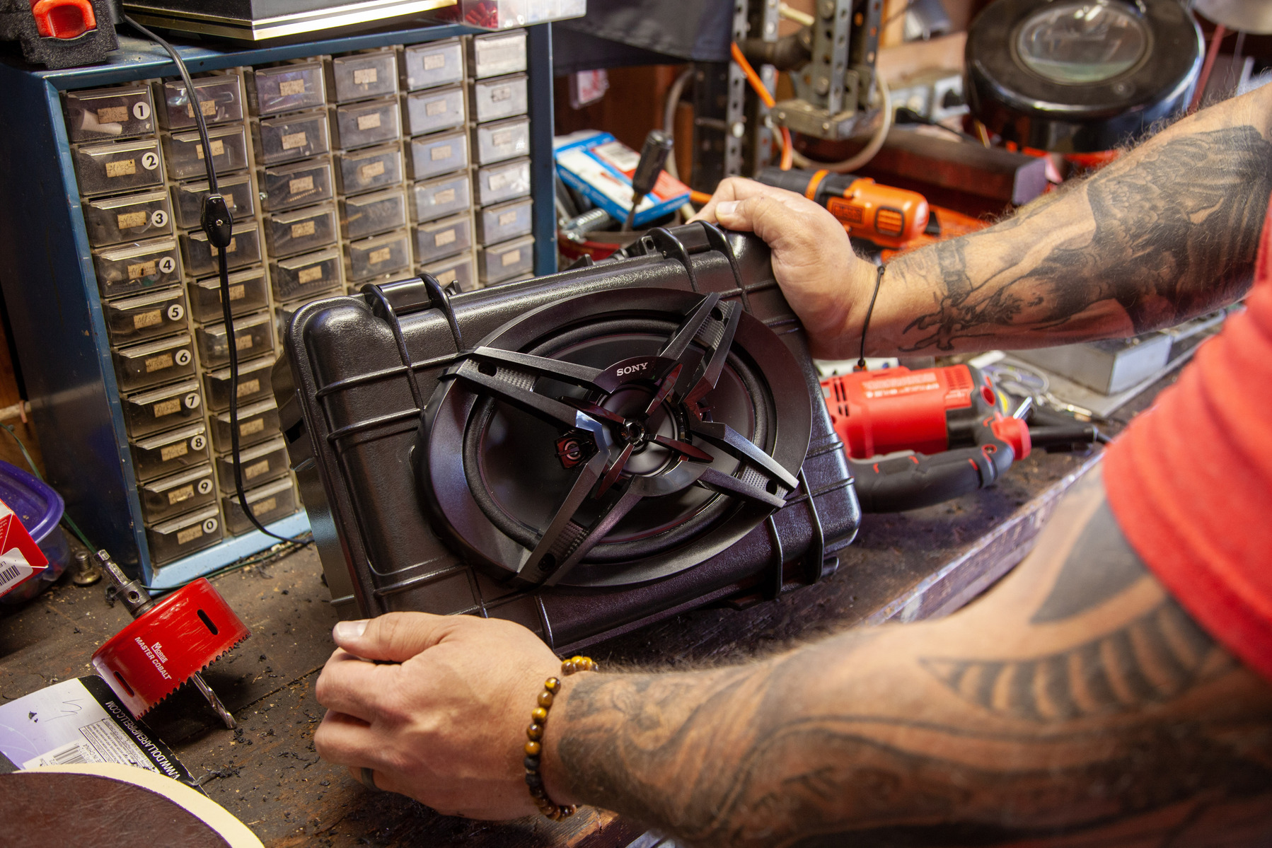 Custom Hand-Made Bluetooth Speakers from Repurposed Luggage