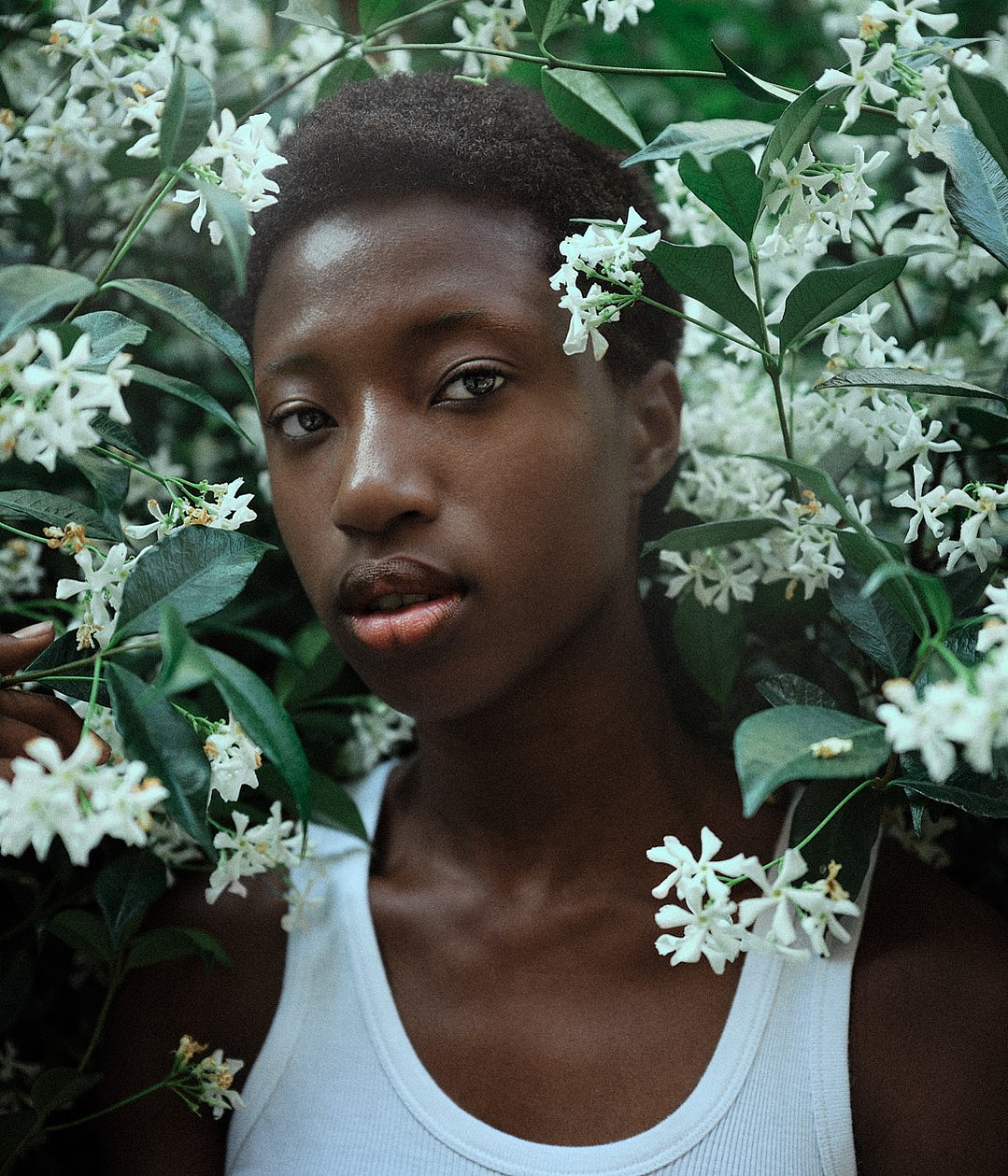 Outdoor portrait photography by William Semeraro featuring natural lighting and serene backgrounds
