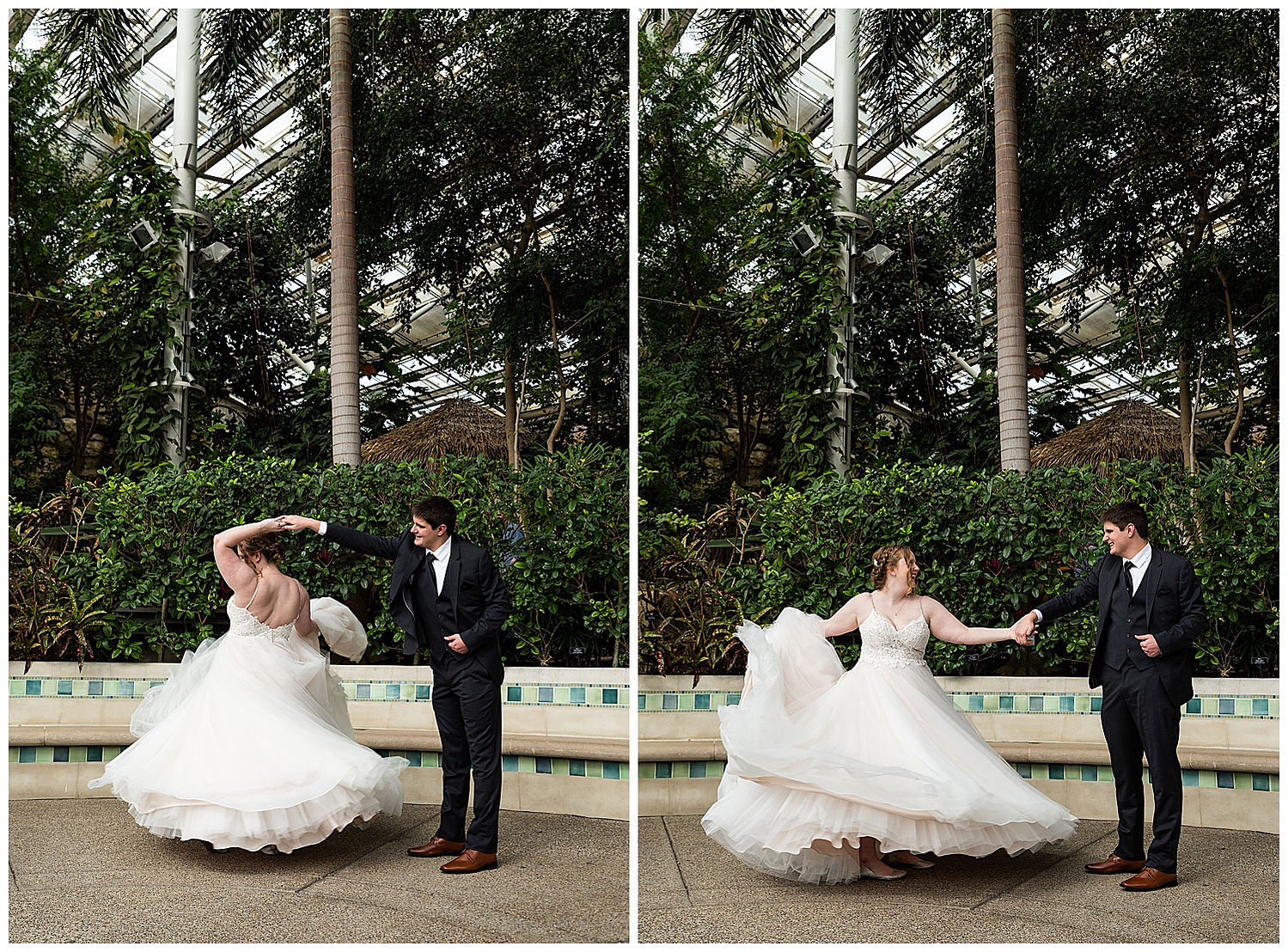 Phipps Conservatory Wedding Photos, Pittsburgh Wedding Photographer