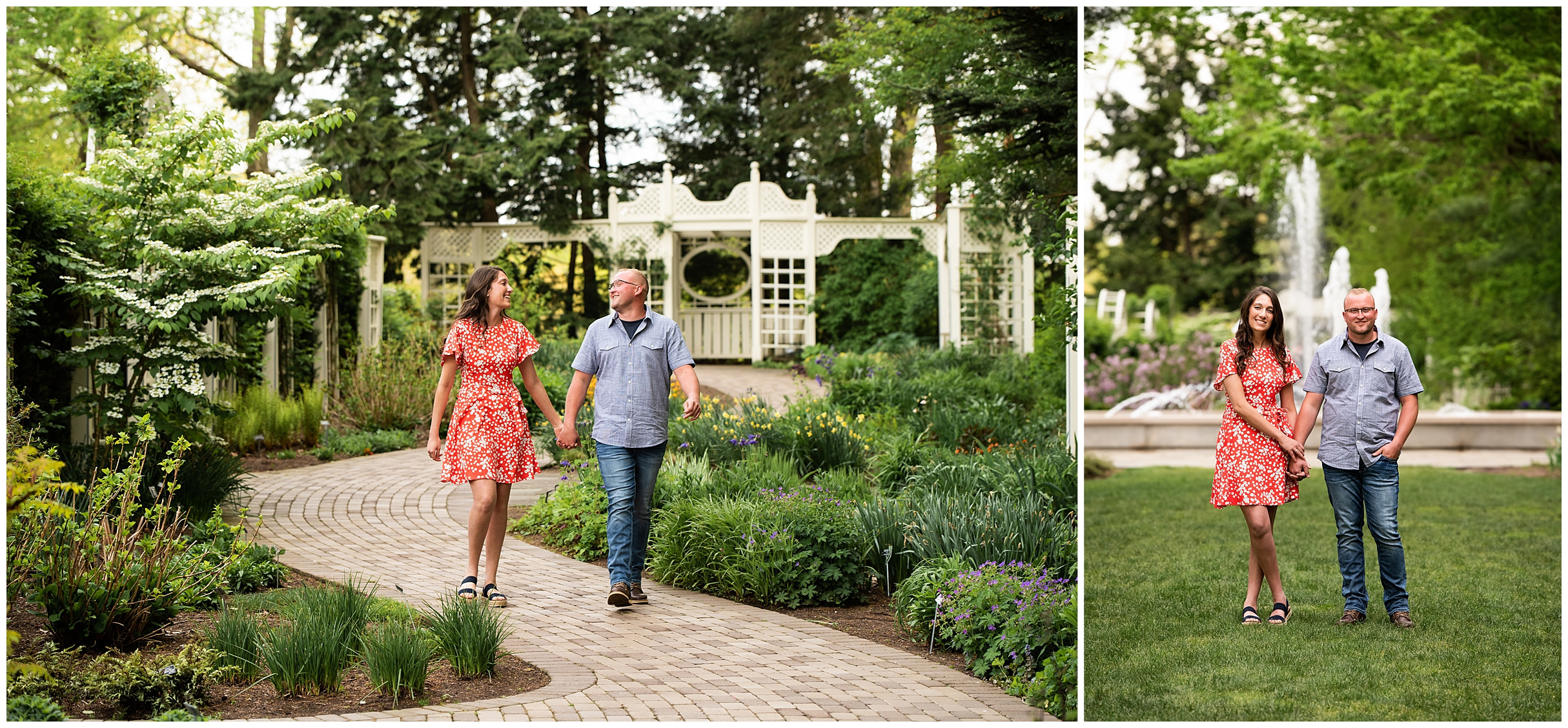 Millcreek Park Youngstown OH engagement session, Fellows Riverside Gardens engagement session, Engagement session Youngstown OH, Youngstown OH wedding photographer, Engagement photographer in Youngstown, Millcreek Park, Ohio wedding photographer