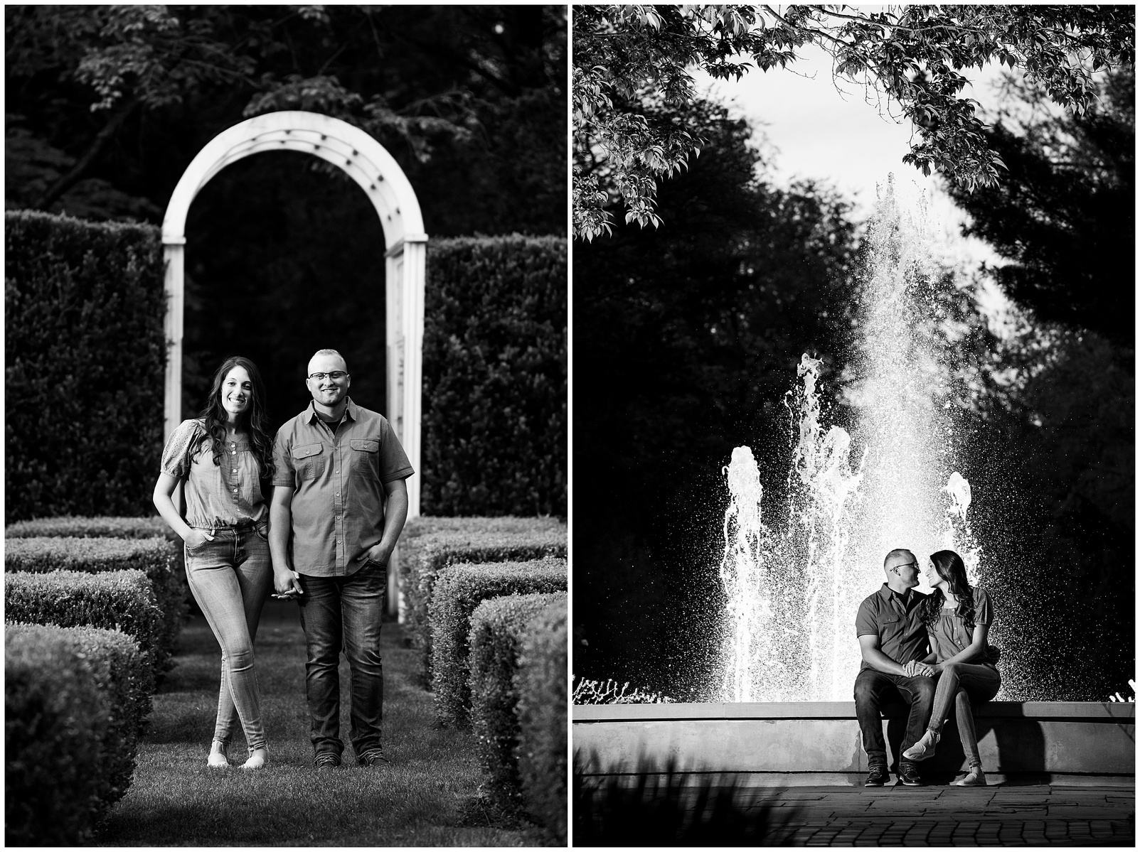 Millcreek Park Youngstown OH engagement session, Fellows Riverside Gardens engagement session, Engagement session Youngstown OH, Youngstown OH wedding photographer, Engagement photographer in Youngstown, Millcreek Park, Ohio wedding photographer