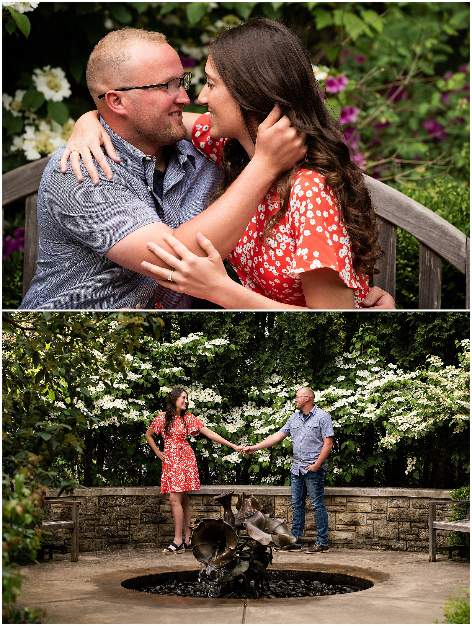 Millcreek Park Youngstown OH engagement session, Fellows Riverside Gardens engagement session, Engagement session Youngstown OH, Youngstown OH wedding photographer, Engagement photographer in Youngstown, Millcreek Park, Ohio wedding photographer