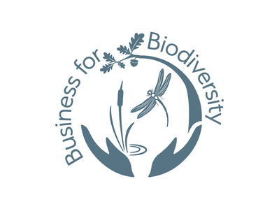 Final circular logo design for Business for Biodiversity