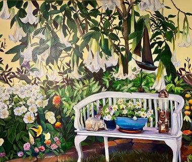 White Trumpet Garden