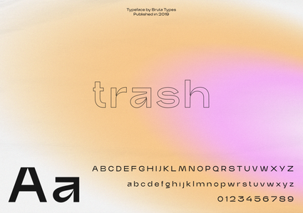 Experimentelles Typografie-Poster