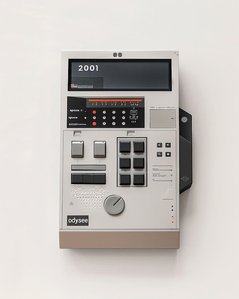 Retrofuturistischer Computer generiert mit Midjourney 