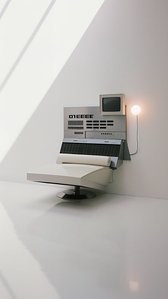Retrofuturistische Szene generiert mit Midjourney
