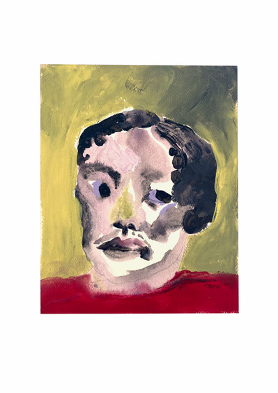 An acrylic painted portrait on canvas made by artist Mary Naylor. Created during her Mothership NewYork City Residency. 