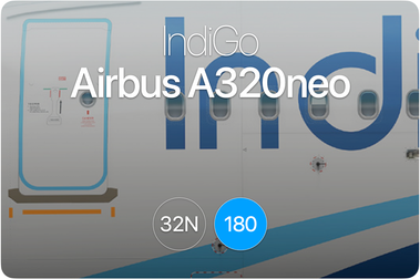 Indigo Layout IndiGo - AeroLOPA | Detailed aircraft seat plans