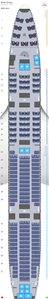 British Airways Boeing 777-300ER
Type 77G (14F 56J 44W 183M)

fitted with forward&#x2F;rear facing Club World seats