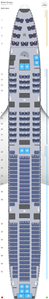 British Airways Boeing 777-300ER
Type 77G (14F 56J 44W 183M)

fitted with forward&#x2F;rear facing Club World seats