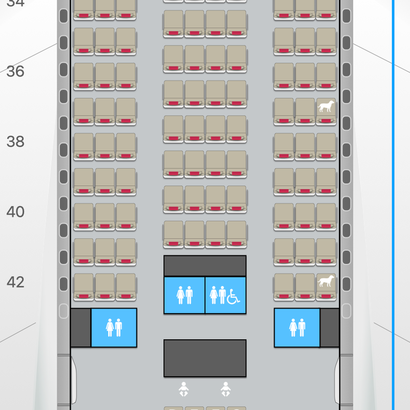 Aa s80 seat map best sale