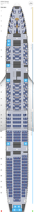 British Airways Boeing 777-300ER
Type 77G (14F 56J 44W 183M)

fitted with forward&#x2F;rear facing Club World seats