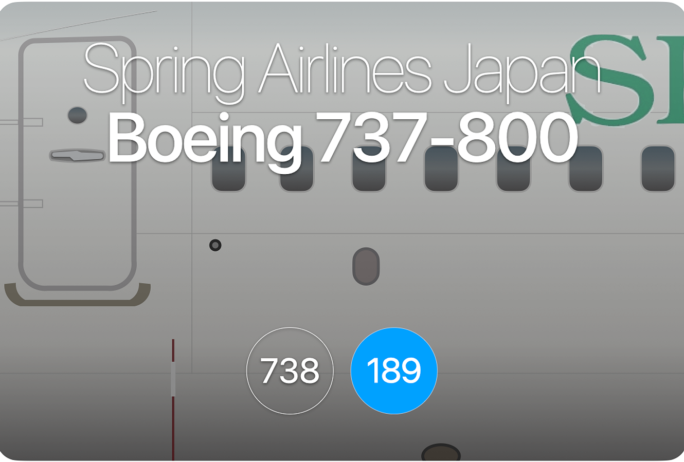 春秋航空日本 Spring Airlines Japan 1/200 B737-800 飛行機模型