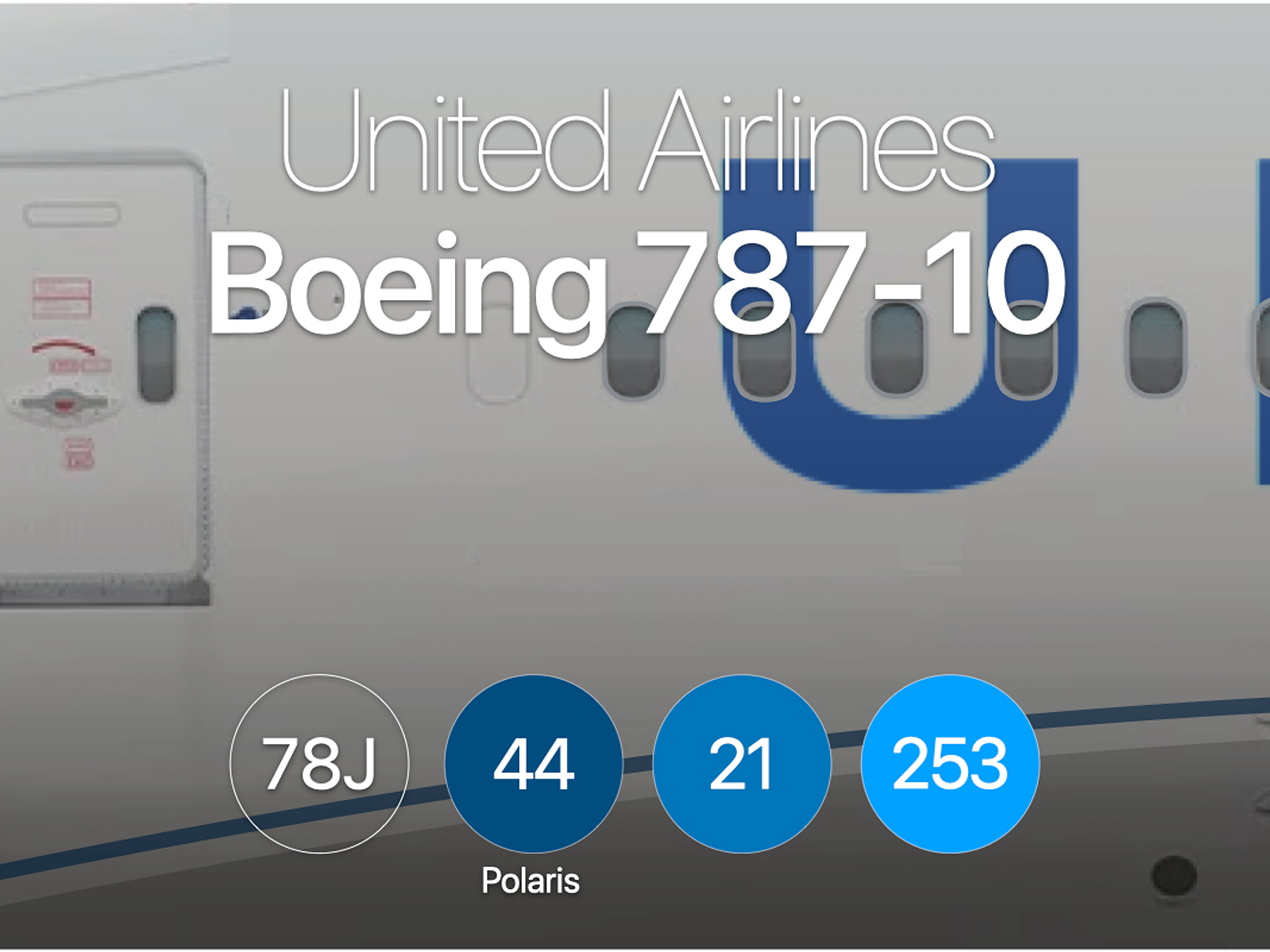 UA Boeing 787-10 type 78J - AeroLOPA | Detailed aircraft seat plans