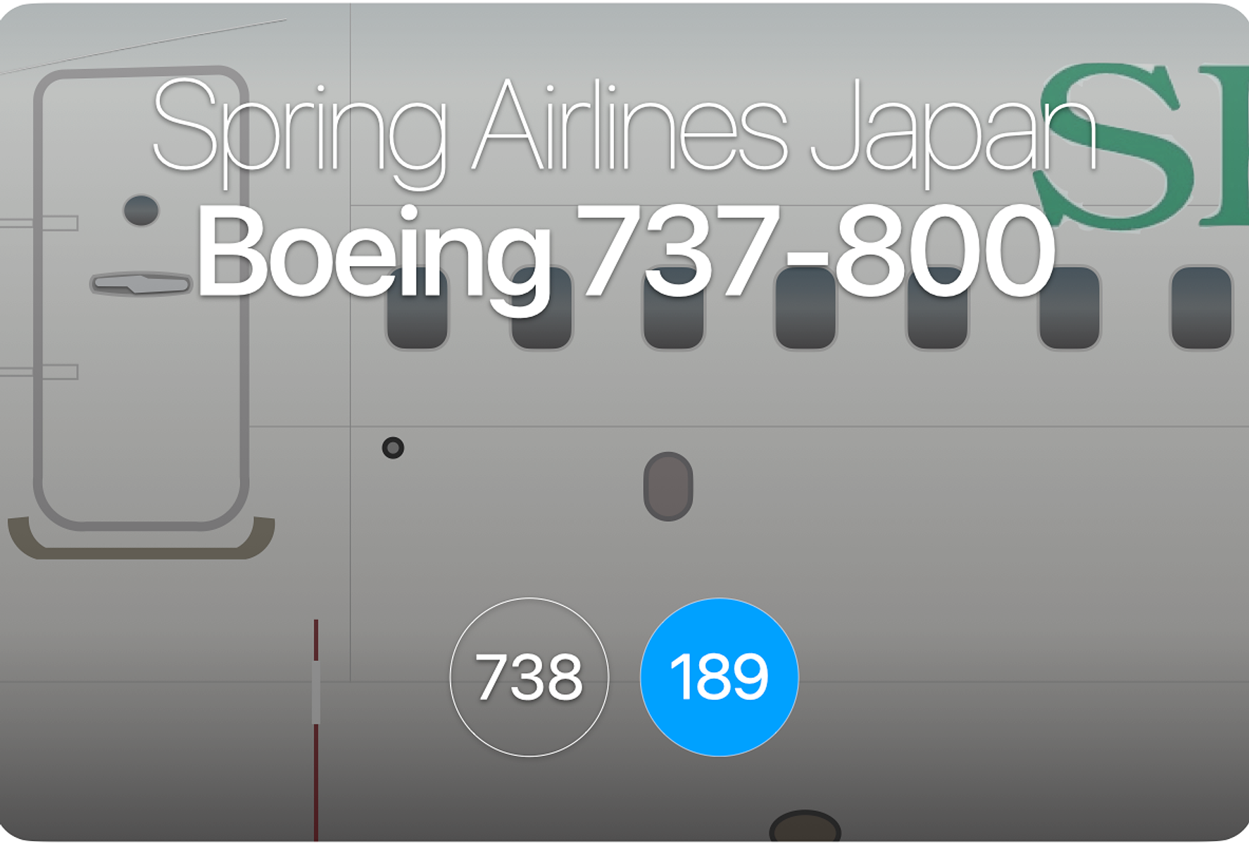 IJ Boeing 737-800 - AeroLOPA | Detailed aircraft seat plans