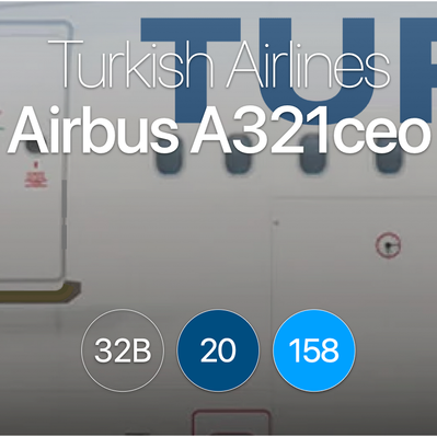 TK Airbus A321ceo type 32B - aeroLOPA