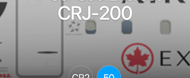 AC Bombardier CRJ-200 - AeroLOPA | Detailed aircraft seat plans