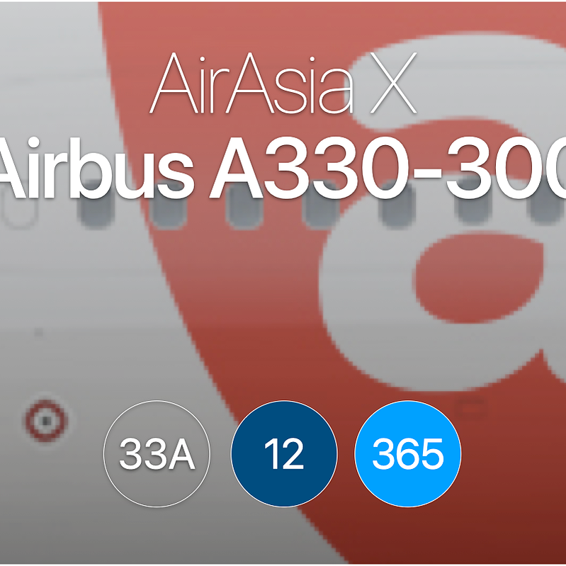 AIRASIA X's All-ECONOMY A330 from Bali to KL - The BEST