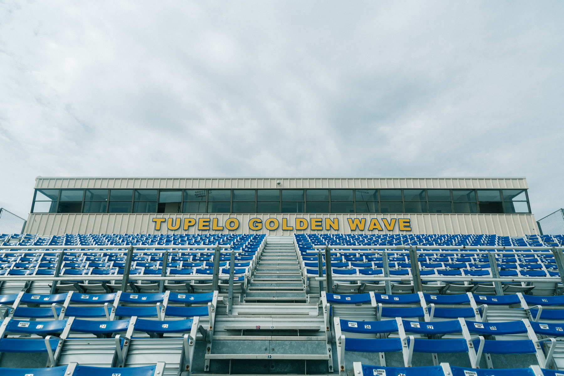 The current Tupelo High School football stadium. Photography by Lynsey Weatherspoon for The Undefeated